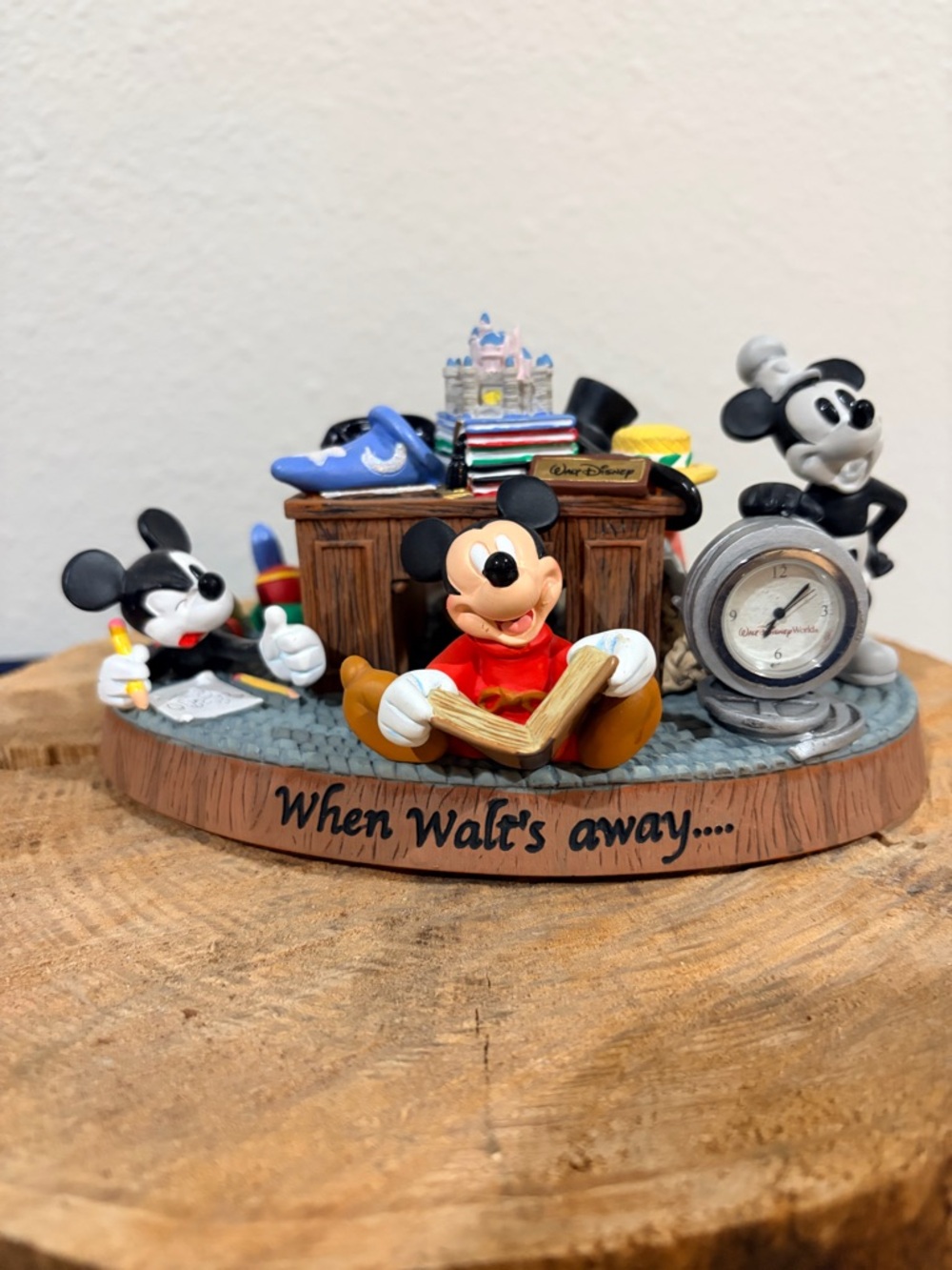 WALT DISNEY WORLD FL “When Walt’s Away....” CLOCK